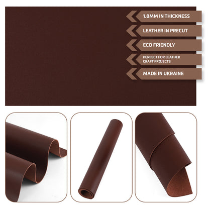 Glossy Full Grain Cowhide Leather Sheets