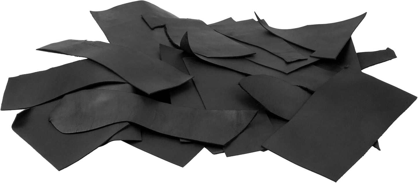 2,2 Lbs Genuine Brown Leather Scraps - 1.3-2.0MM Thick Genuine Top Full Grain Oil Tan for Crafting, Sewing, Tooling, and DIY Projects – Genuine Leather Pieces in Various Sizes
