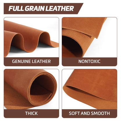Crazy Horse Full Grain Cowhide Leather Sheets