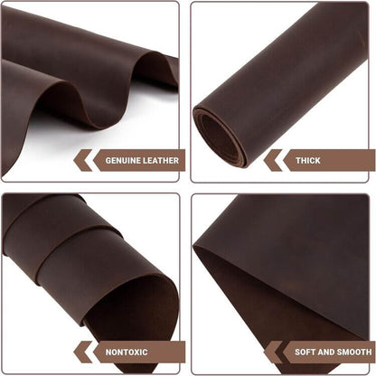 Crazy Horse Full Grain Cowhide Leather Sheets