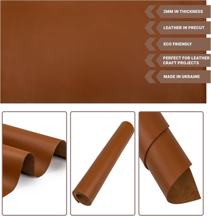 Glossy Full Grain Cowhide Leather Sheets