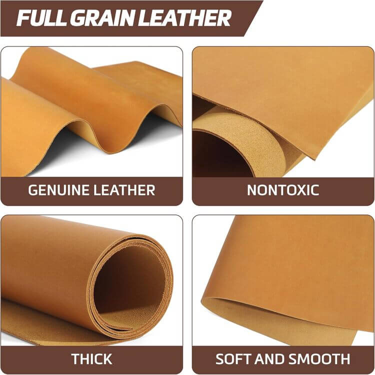 Crazy Horse Full Grain Cowhide Leather Sheets