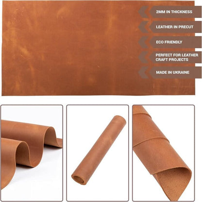 Crazy Horse Full Grain Cowhide Leather Sheets