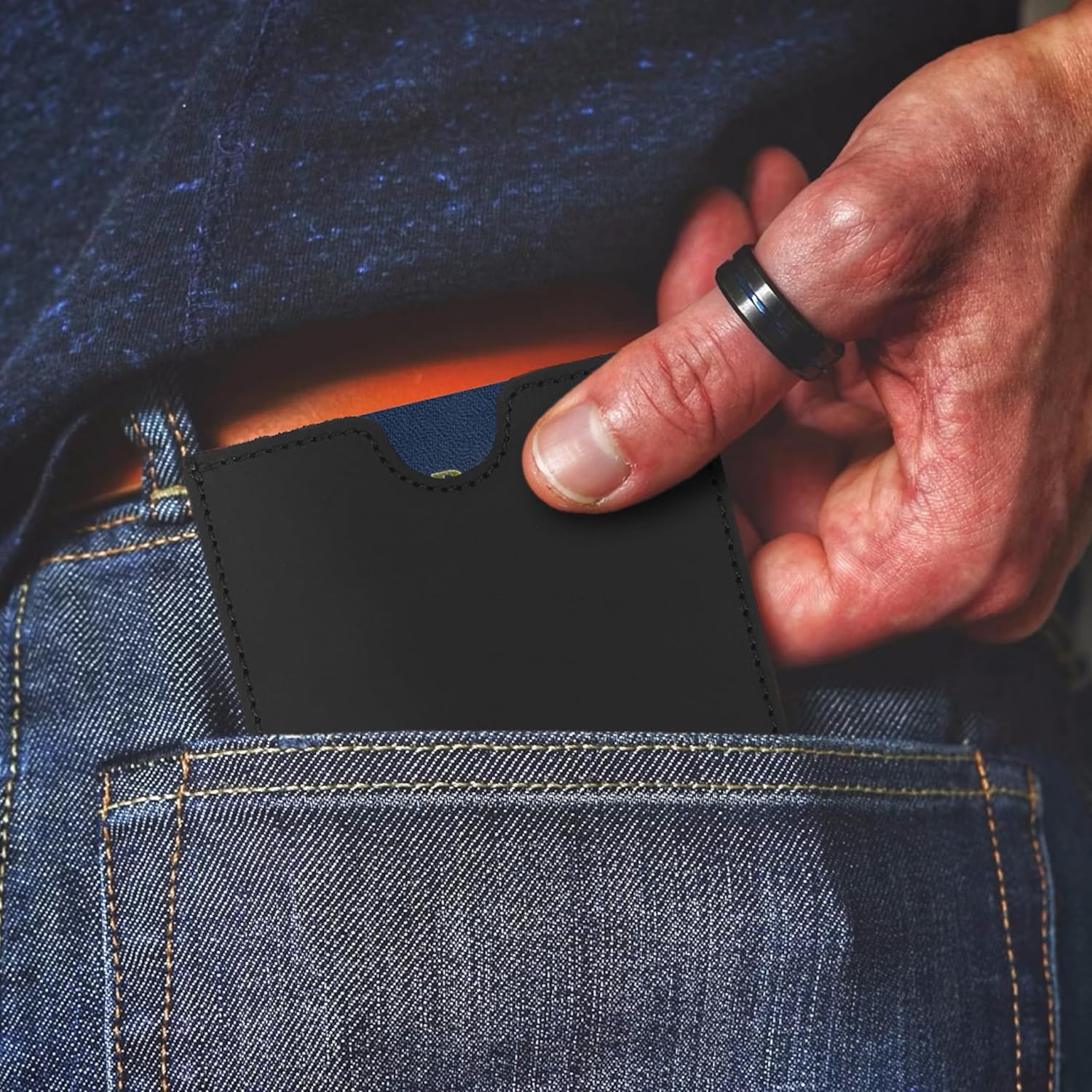 Premium Black Leather Passport Holder – Oil-Tanned Travel Wallet with Card Slots – Slim Rfid-Free Design, Handmade for Men & Women