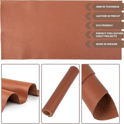 Dotted Full Grain Cowhide Leather Sheets