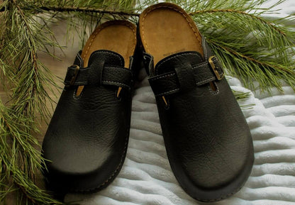 Handmade Slippers with Natural Leather Insole